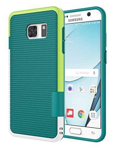 Galaxy S7 Case, Jeylly [3 Color] Slim Hybrid Impact Rugged Soft TPU & Hard PC Bumper Shockproof Protective Anti-Slip Case Cover Shell for Samsung Galaxy S7 S VII G930 GS7 - Green