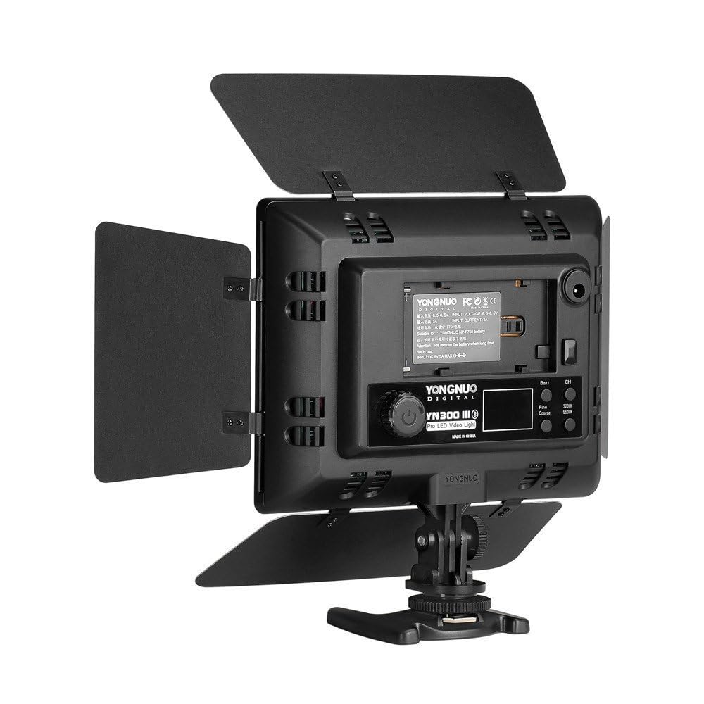 YONGNUO YN-300III YN 300 III 3200K-5500K lampa wideo LED do Canon Nikon Olympus+dyfuzor WINGONEER