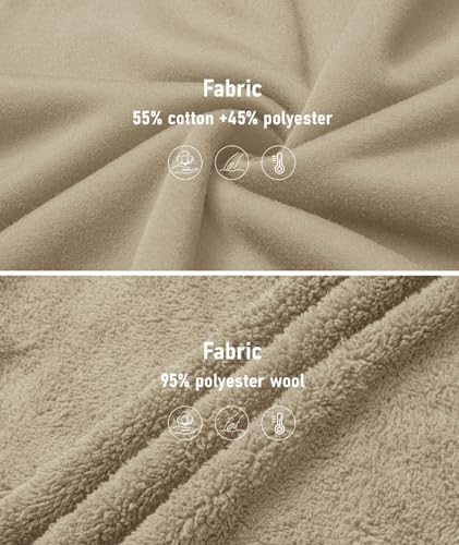 Image of SCODI Hoodies for Men Heavyweight Fleece Sweatshirt - Full Zip Up Thick Sherpa Lined Hooded Sweatshirts