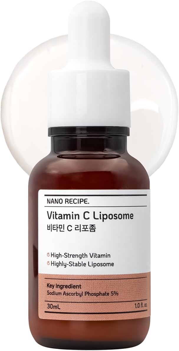 Pure Vitamin C Liposome Concentrate | Mix 2 Drops with Your Own Skin Care to Improve Skin Tone Freckles Dark Spot, Korean Skincare 30ml