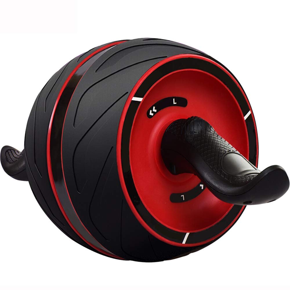 Outdoor Life Abdominal Wheel, Automatic Rebound Silent Giant Wheel, Abdominal Abdominal Roller Abdominal Device, Weight Loss Fitness Equipment Black