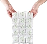 Vista 10 de Restaurantware Delivery Tek - Hojas de hielo de 11.4 x 7.7 pulgadas, 10 paquetes fríos duraderos, diseño fácil de usar, a prueba de fugas, bolsas