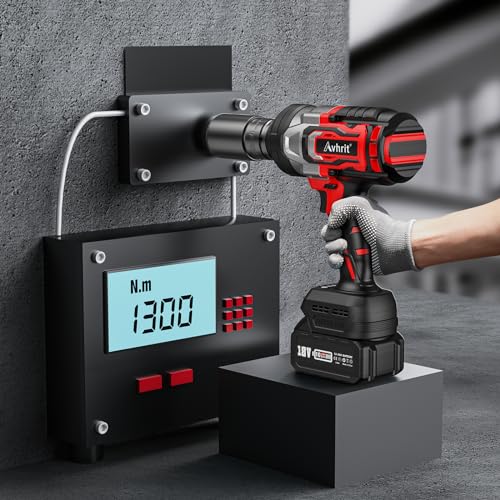 Avhrit AT06 1300Nm(960Ft-Lbs) Cordless Impact Wrench 1/2 Inch High Torque, Brushless 1/2 Impact Gun W/ 2X 4.0Ah Battery, Fast Charger, 4 Sockets, Power Impact Wrench For Car Truck,Heavy-Duty Project thumb #8