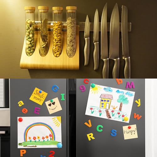 Etiquetas de cinta magnética de fácil corte para organizar refrigeradores 2 piezas 7