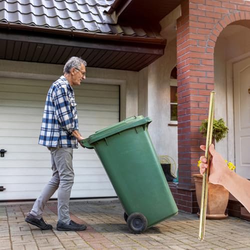 Eje de rueda de acero resistente para cubos en parques y exteriores 4