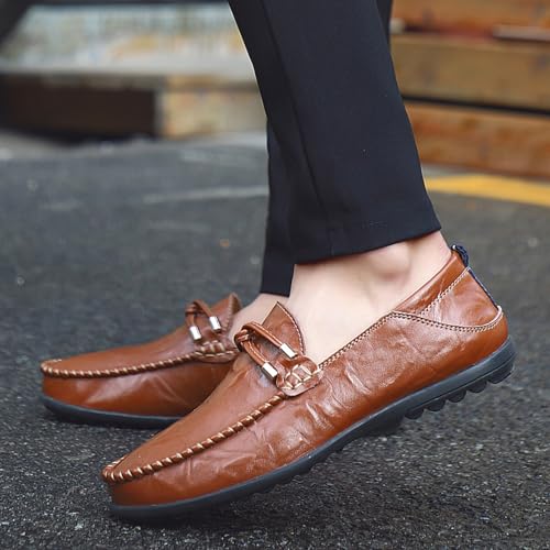 Mens Casual Slipon Shoes Soft Penny Loafers Breathable Non-Slip Suitable for Daily Business and Outdoor3