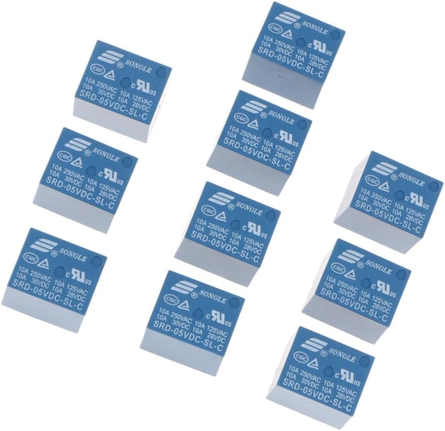 Songle 5 VDC Household Appliance 5 Pin PCB Relay SRD-05VDC-SL-C 1 Piece