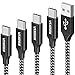 Produktbild USB C Kabel [4Pack 0.5M 1M 2M 3M] Typ C Kabel Nylon Ladekabel USB C und Datenkabel Fast Charge Sync schnellladekabel für Samsung Galaxy S10 S9 S8 Plus, Note 10 9 8, A3 A5 2017, Huawei P30 P20 P10 usw