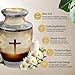 Malaika Memorials Transcendent Cross Urn for Ashes Adult Male/Female, Cremation Urns for Human Ashes Adult Man/Woman, 200 Cubic Inch Capacity