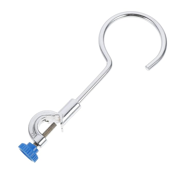 DECORNIJIA 2Pcs Adjustable Iron Ring Stand Clamp Tool For Lab Equipment