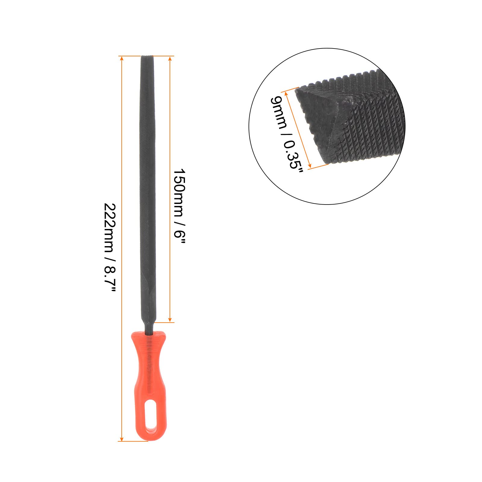Laboratory Triangular File Aluminum Oxide 4