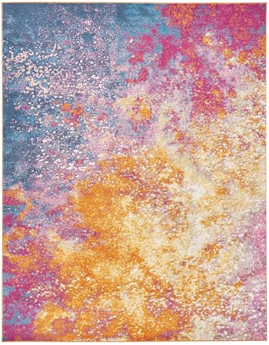 Tapete decorativo rectangular Nourison Passion 8 x 10 pies miniatura 5