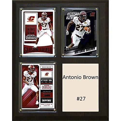 C&I Collectables NCAA Central Michigan Chippewas Mens 810ANTBROWNCON/A Brown Brown 810ANTBROWNCO, Brown, N/A