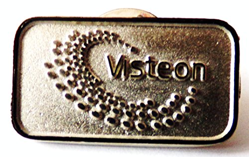 Visteon Silber Rechteckiger Anstecker 25x14 mm