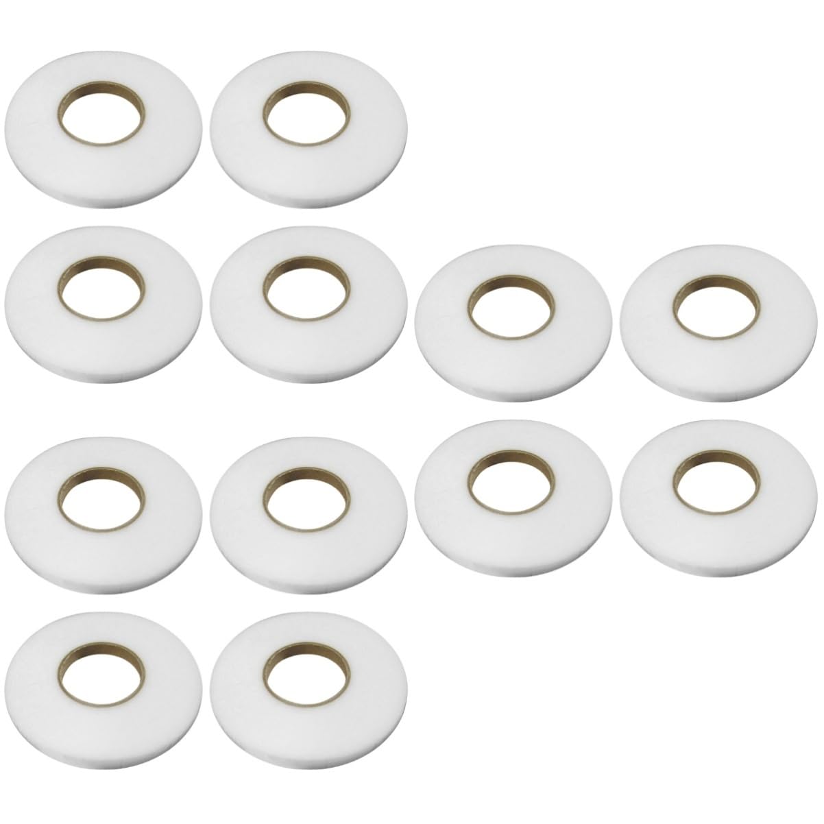 TEHAUX 3sets Thick Double-Sided Adhesive for Clothing 2cm Strip Sewing Tape Fabric Fusing Tape Easy Application 4rolls*3