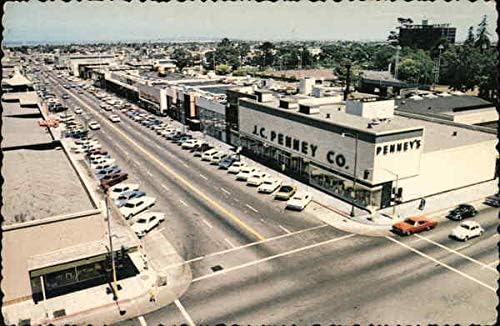 Fourth Avenue, J.C. Penney Co. San Mateo, California CA Original Vintage Postcard
