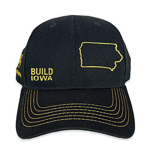 Casquette twill enfant anti-glissement protection solaire ajustable Iowa