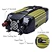 (ETL Approved) ERAYAK 400W Power Inverter Dual US Outlets,2.1A USB Ports w/Car Cigarette Lighter Cable&Battery Clamps Clips Cable,DC12V to AC110V,for Laptop,Tablet,Game Console,TV,Fan,Cooler-8126U