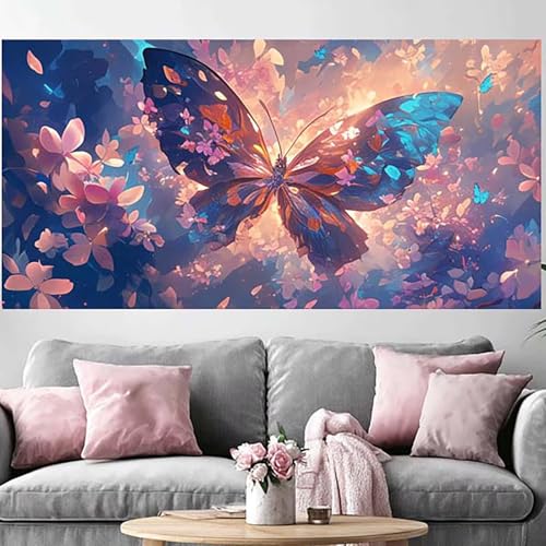DIY Peinture Diamant Papillon pour décorer votre salon chaleureux