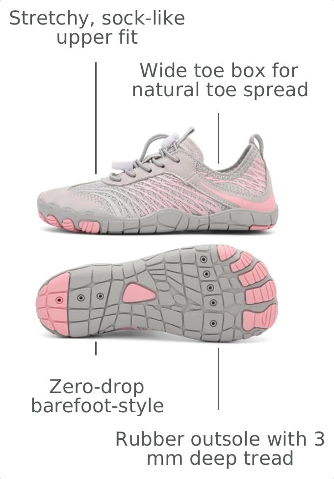 Image of UBFEN Kids Water Shoes for Boys Girls Quick-Dry Swim Aqua Socks