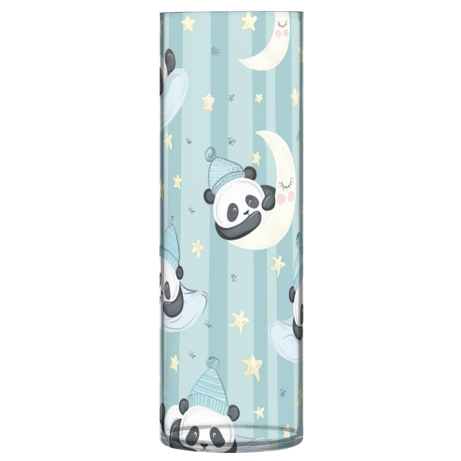 Vase en plastique panda incassable qui protège vos sols des bris de verre