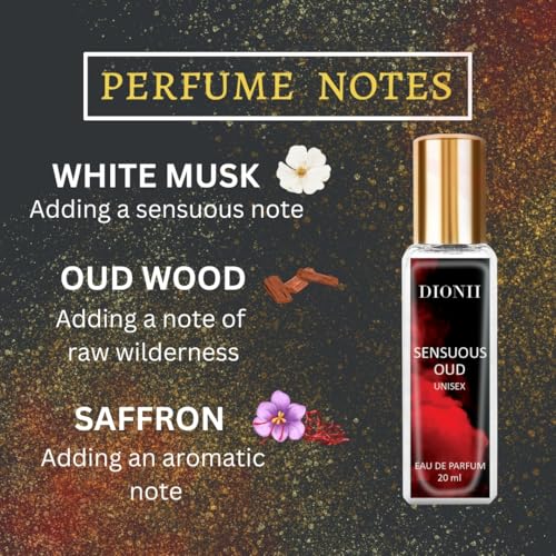 Image of Dionii Eau De Parfum Gift Set for Unisex |SENSOUS OUD, AURORA Perfume Set | Long Lasting Fragrance (2 x 20ml Each)