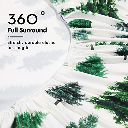 Image of Soft Fitted Crib Sheet, Stretchy and Breathable Toddler Crib Sheet for Boys and Girls, Fits Standard Crib and Toddler Mattress