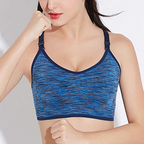 Mulheres Quick Dry Esporte Bra Corredor da ginástica alças acolchoadas Top Atlético Vest