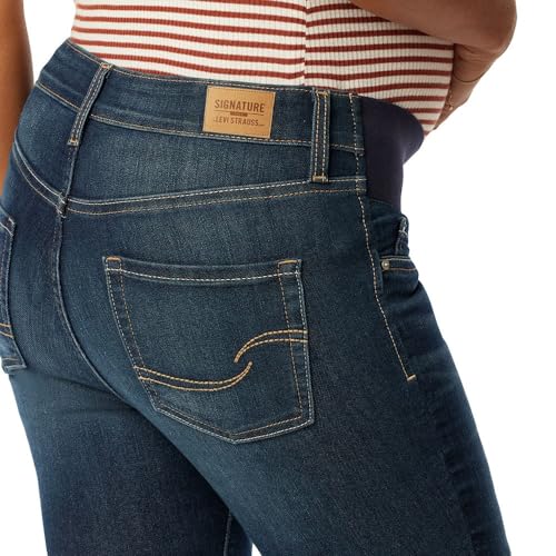 Image of Levi Strauss Signature Gold Women's Maternity Baby Bump Skinny Jeans - Discontinued