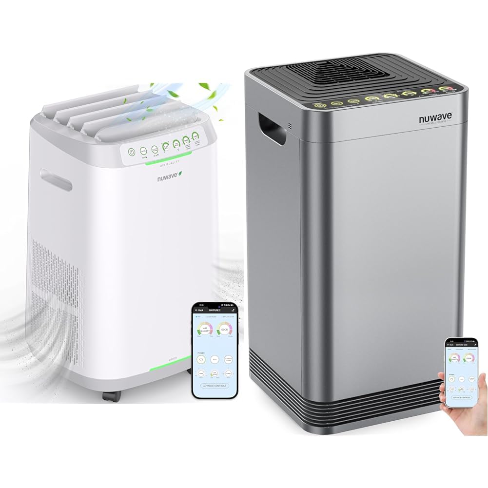 Nuwave OxyPure ZERO Smart Air Purifiers ZERO Waste ZERO Filter Replacements Whole House Air Purifiers Oxypure Smart Air