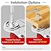 MUWOOD Caster Wheels 2000 LBS, Threaded Stem Casters Set of 4 Heavy Duty,1/2