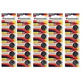 Panasonic CR2016 3V Lithium Coin Battery (Pack of 25)
