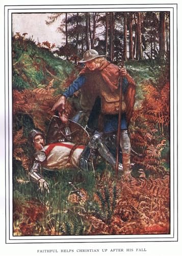 Art tableau un fidèle aide Christian salon décoration murale Byam Liston Shaw toile 60x90