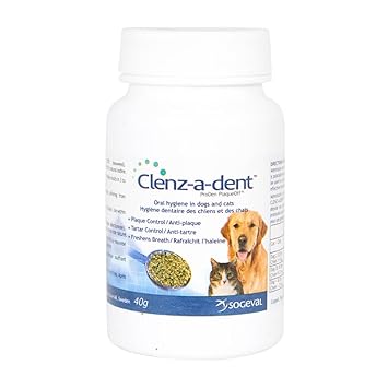 Sogeval CLE06800 Clenz-A-Dent Plaque Off Food Additive, 40 g