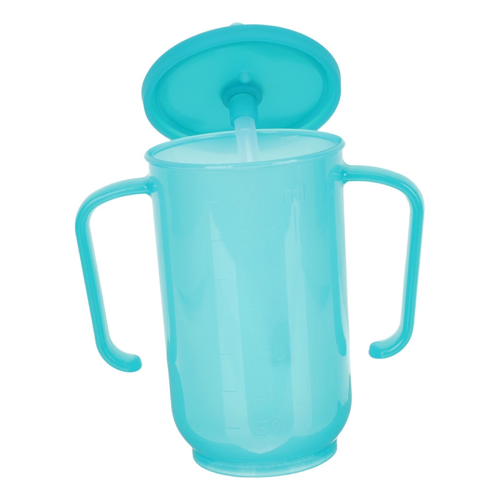 Beavorty 3 Piezas Taza de Alimentación para Pacientes Discapacitados y Ancianos con Pajita Diseño Antiderrame para Maternidad y Convalecencia Fabricada Durable y Práctico