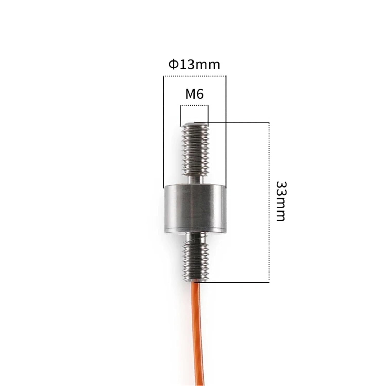 1pc Mini Load Cell Weight Sensor,Test Tension and Compression Force Weight Pressure Sensor for Scale Adapts HX711(Match one - 500KG)