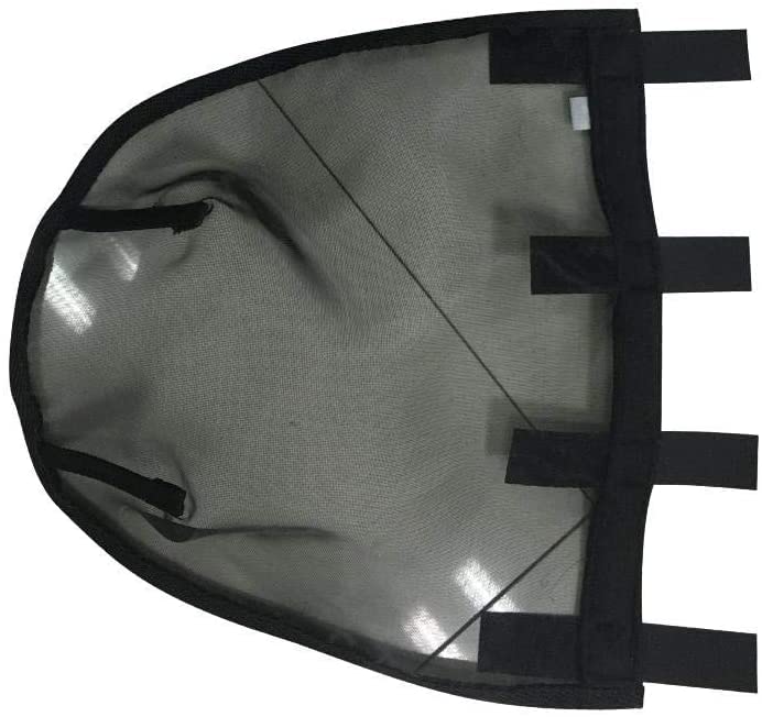 Coprinaso Per Cavallo In Rete - Protezione Anti-Mosche Leggera E Traspirante | Taglia Unica Nero