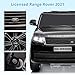 Hetoy 24V 2-Seater Licensed Land Rover Ride On Car Toy w/Parent Remote Control, 3 Speeds, Wireless Music, MP3 Player, Electric Car for Kids,Black
