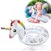 Kiddy Inflatable Unicorn Pool Float - Kids Pool Floats Swim Ring with Safe Handle Water Fun Summer Beach Toys for 3+ Years Old