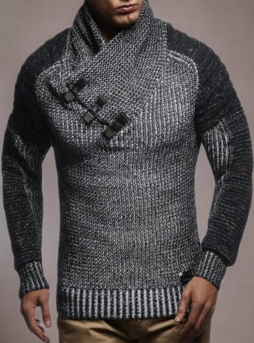 Leif Nelson Men's Knitted Pullover LN52254