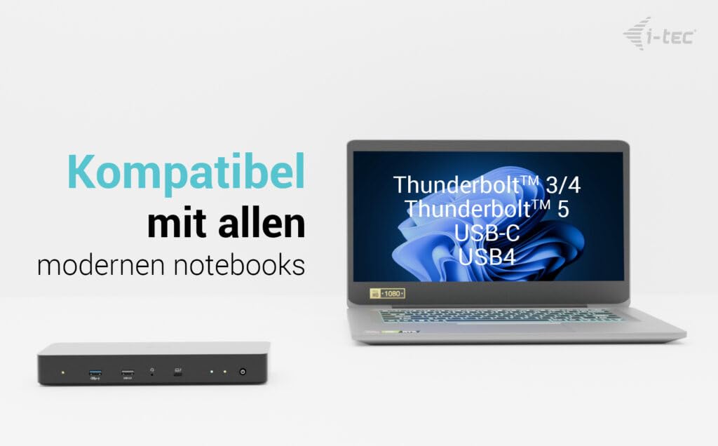 I-Tec Thunderbolt 4 Intelligent Dual Display Dockingstation Pd 90w Dual 4k Schwarz