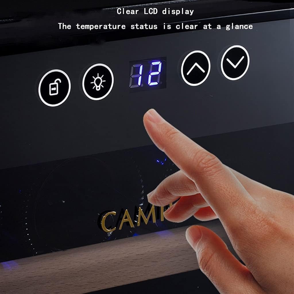 35L Refrigerator, 12-Bottle Constant Temperature Wine Cooler, Household Beverage Refrigerator, Independent Wine Cellar, Cooler