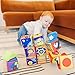Melissa & Doug K's Kids Match and Build Soft Blocks Set
