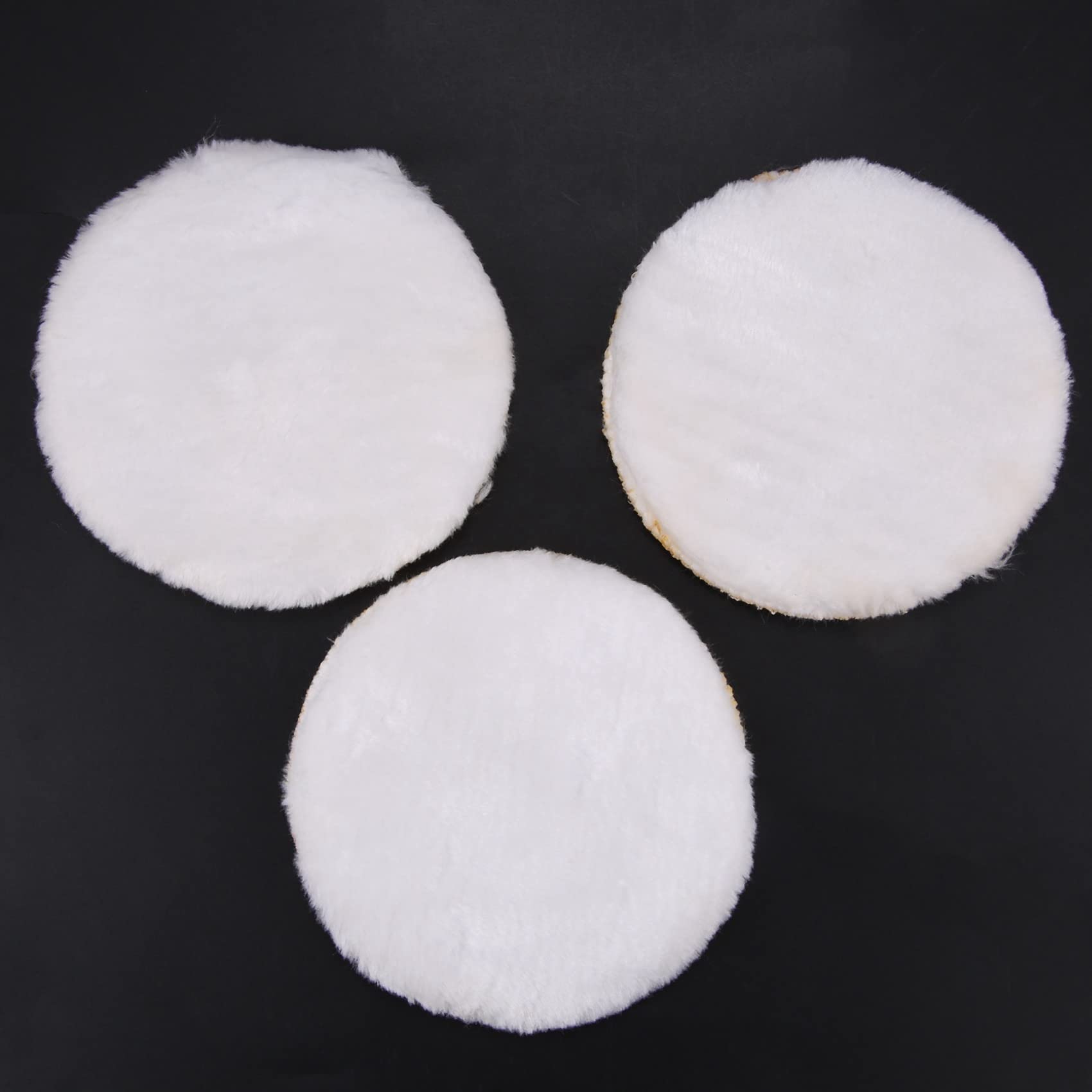 60 Pezzi 125mm Pad di Lucidatura Auto 5 Pollici Polacco Ceretta Tamponi Fibra Lucidatrice Pittura Auto Cura