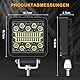 AnTom LED Arbeitsscheinwerfer 2Pcs led scheinwerfer 12v 24V Traktor 102W led zusatzscheinwerfer 12v für Bagger Traktoren Schlepper Gabelstapler ATV Lkw offroad