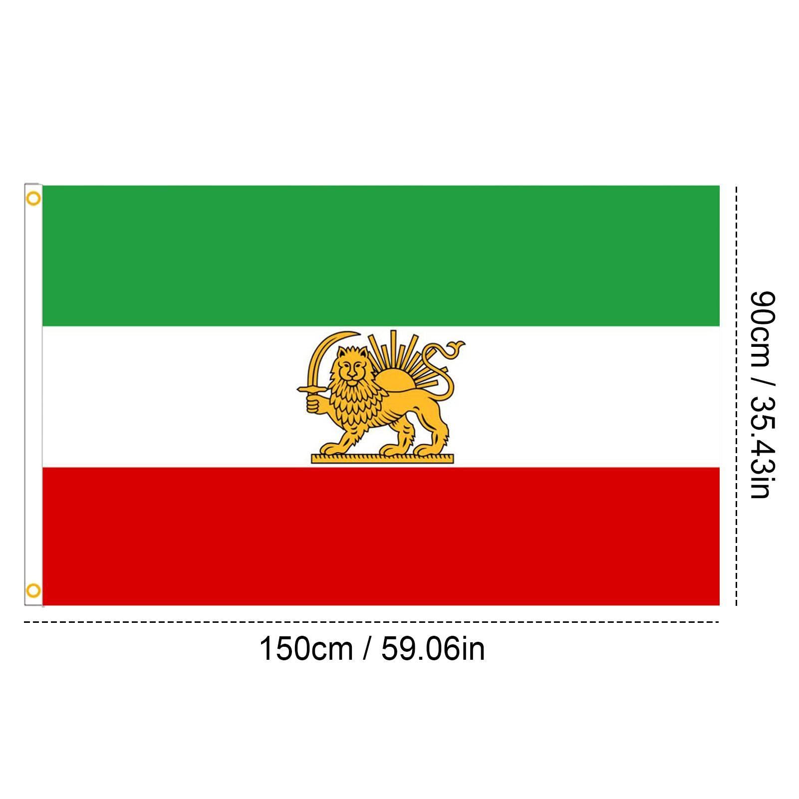 Reeks Van 12 Kaders Met De Kleuren Van De Vlag Van Iran Vector