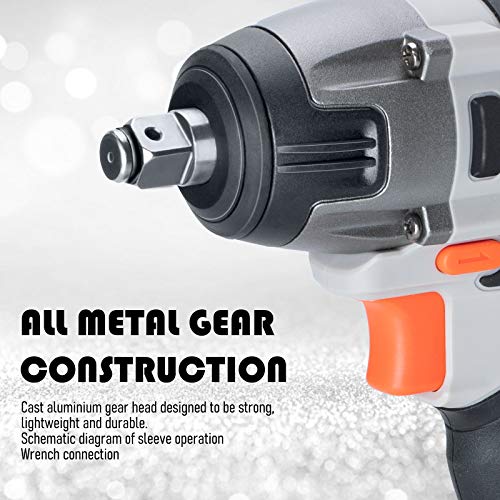 Prymax 20V MAX Cordless Impact Wrench with LED Work Light, 1/2