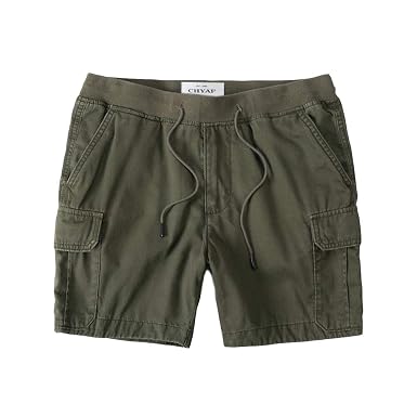 Cargo Shorts with Full Elastic Waist 