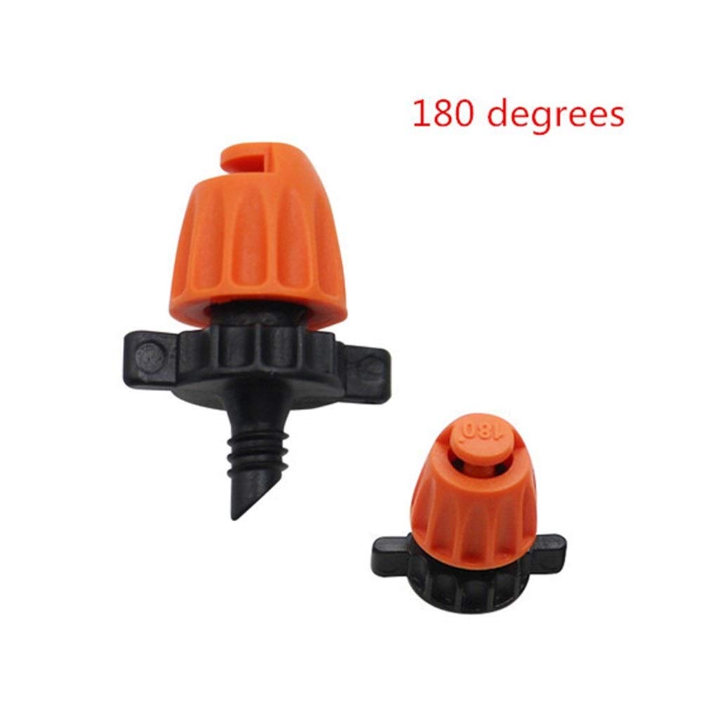 Irrigazione del prato d'irrigazione 4 millimetri Filo rifrazione ugelli 90 180 360 gradi striscia Spray Angles sprinkler Giardino di irrigazione irrigazione Accessori 500 Pz ( Color : 180 angles )