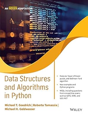 Data Structures and Algorithms in Python (An Indian Adaptation ...